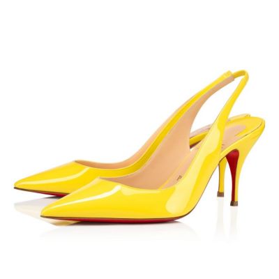 Tacones Clare Sling Christian Louboutin Mujer - Amarillos - 1180255WHA8